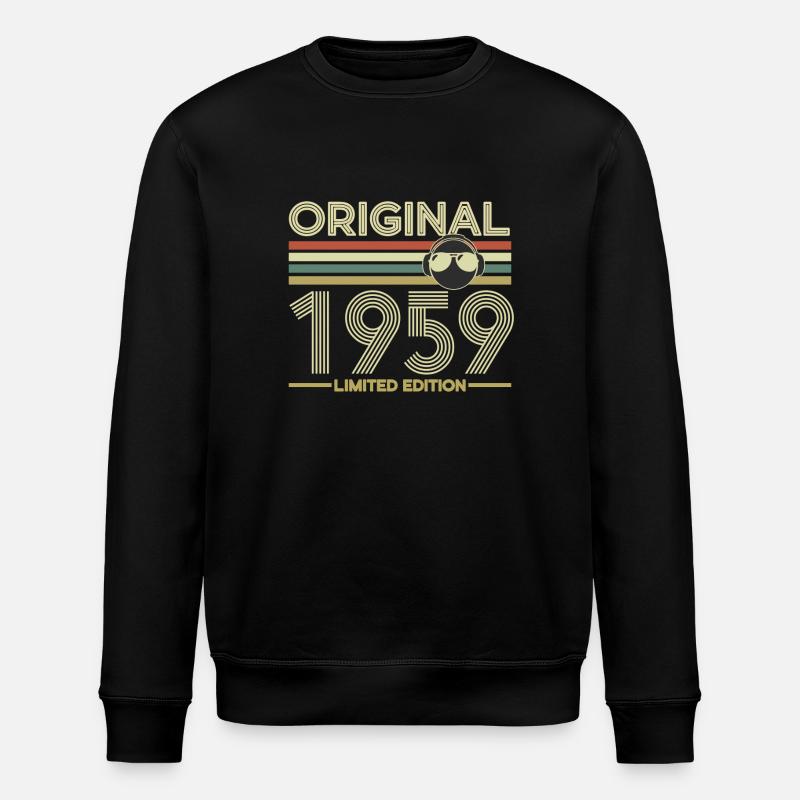 1959 - Stanley/Stella Unisex Bio-Sweatshirt ROLLER - Schwarz