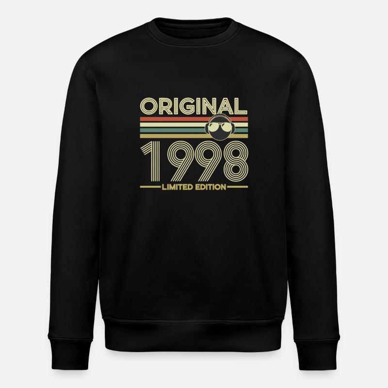 1998 - Stanley/Stella Unisex Bio-Sweatshirt ROLLER - Schwarz