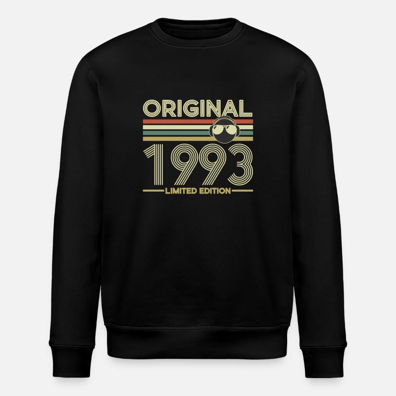 1993 - Stanley/Stella ROLLER Unisex Organic Sweatshirt - black