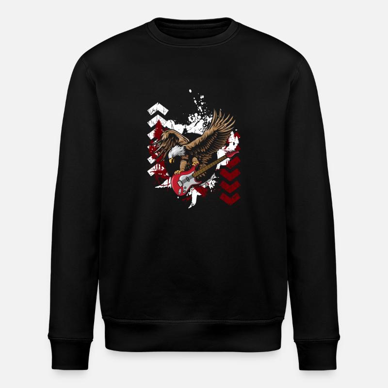 Trash Polka Trash Cool Noir - Sweat bio ROLLER Stanley/Stella Unisexe - noir