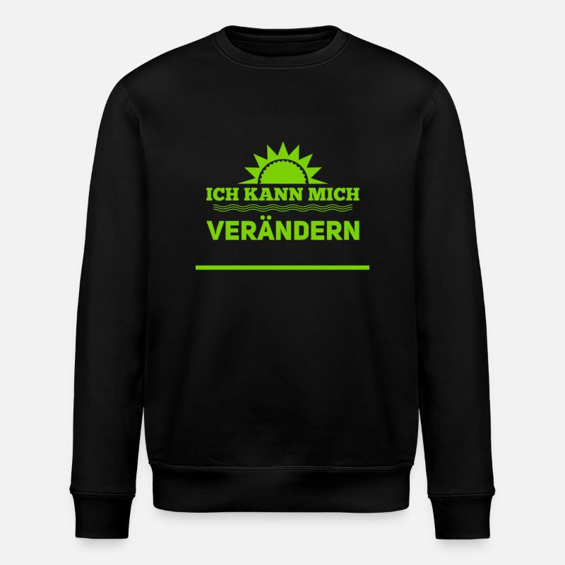 Veränderung ist möglich - Stanley/Stella Unisex Bio-Sweatshirt ROLLER - Schwarz