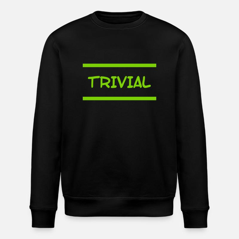 Trivial - Stanley/Stella Unisex Bio-Sweatshirt ROLLER - Schwarz