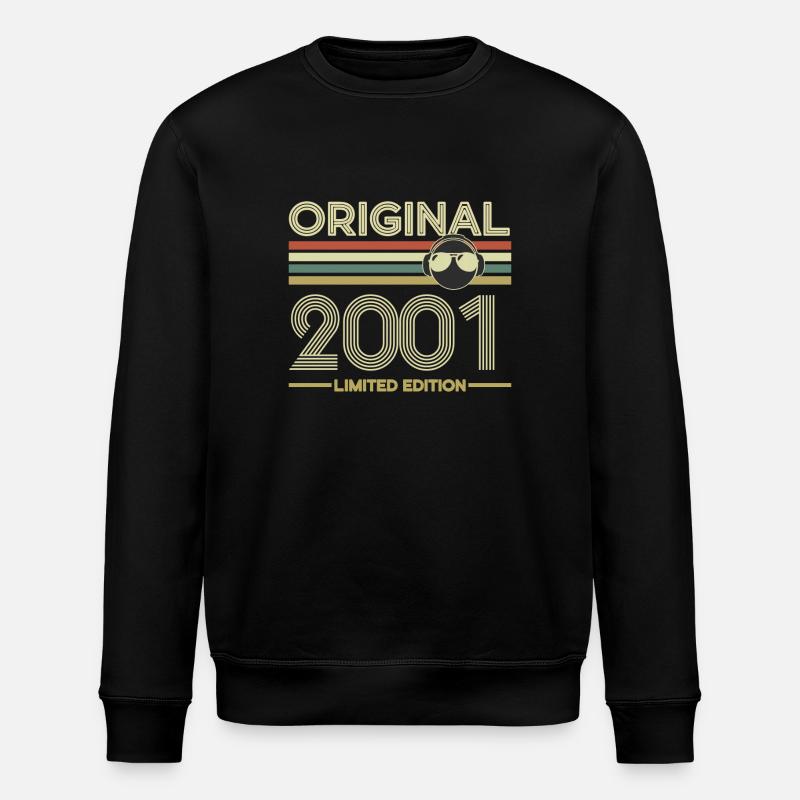 2001 - Stanley/Stella Unisex Bio-Sweatshirt ROLLER - Schwarz