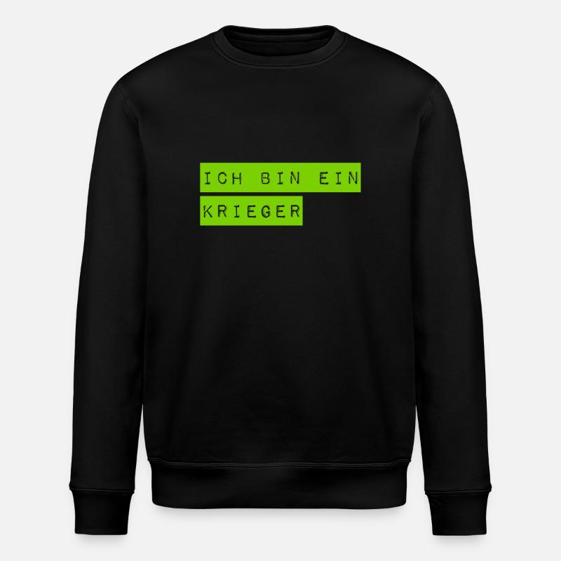 ich bin ein Beschützer - Stanley/Stella Unisex Bio-Sweatshirt ROLLER - Schwarz