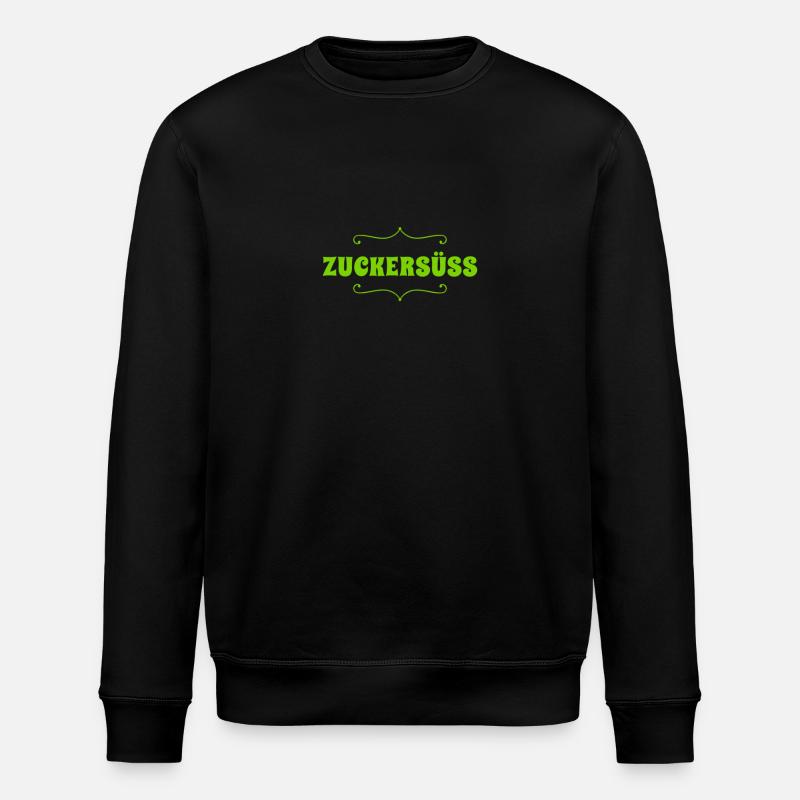 süß wie Zucker - Stanley/Stella Unisex Bio-Sweatshirt ROLLER - Schwarz