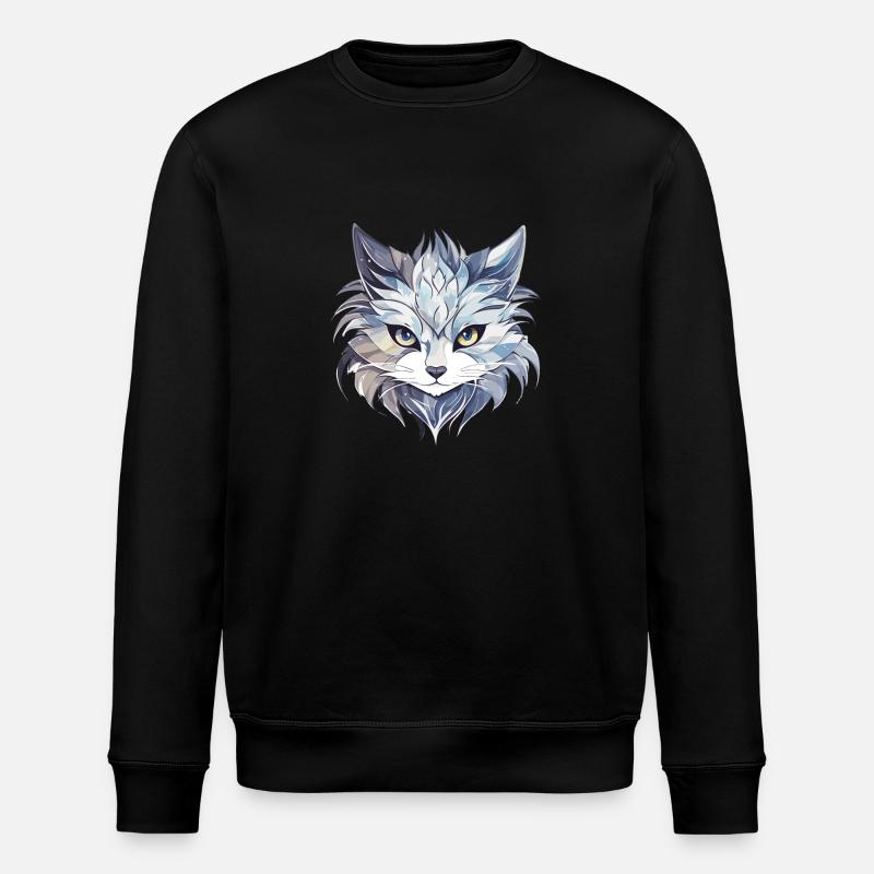 Chat - illustration - Sweat bio ROLLER Stanley/Stella Unisexe - noir
