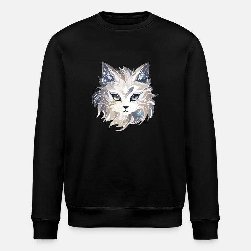 Chat - illustration - Sweat bio ROLLER Stanley/Stella Unisexe - noir