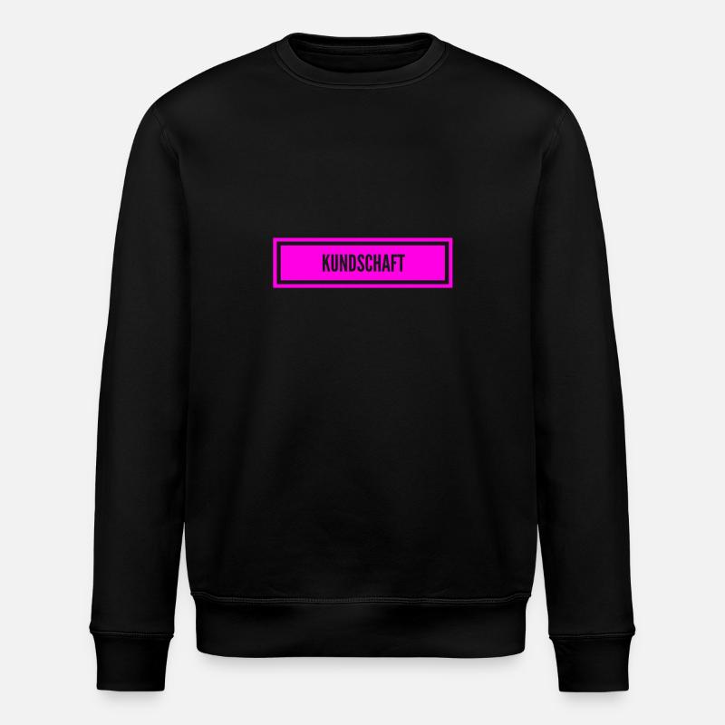 die Kundschaft wartet - Stanley/Stella Unisex Bio-Sweatshirt ROLLER - Schwarz
