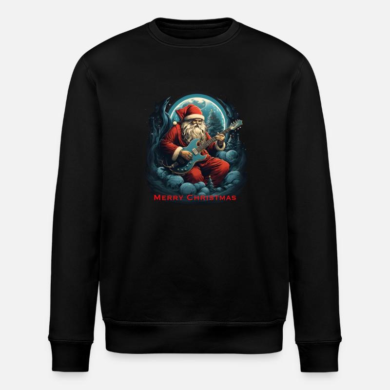 Merry Christmas - Stanley/Stella Unisex Bio-Sweatshirt ROLLER - Schwarz
