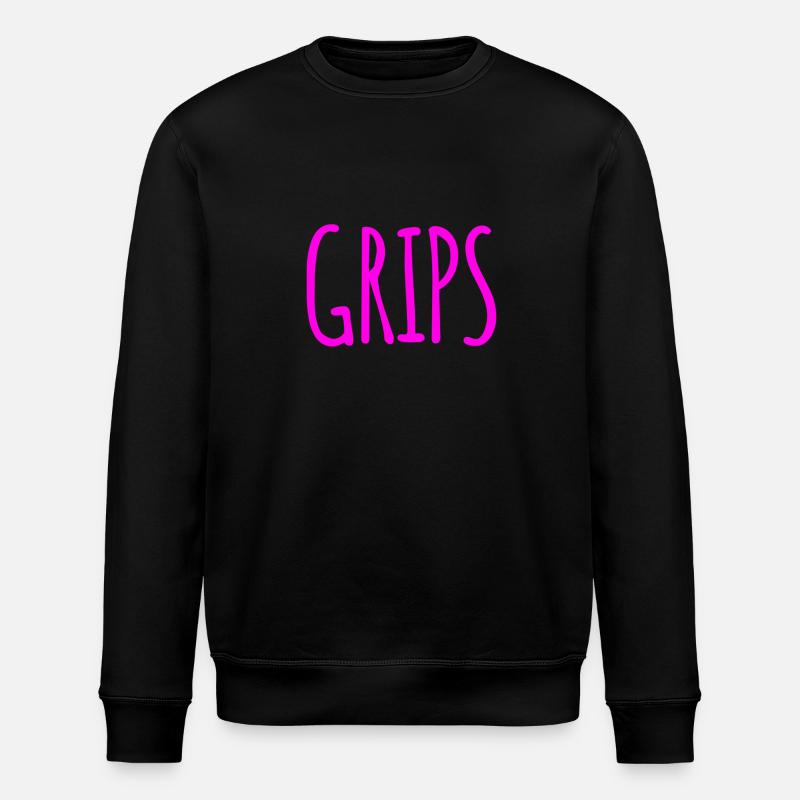 ich habe Grips - Stanley/Stella Unisex Bio-Sweatshirt ROLLER - Schwarz
