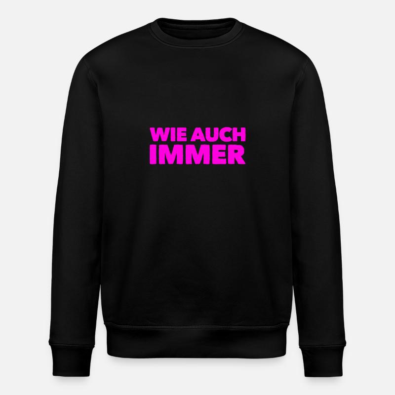 kann schon sein - Stanley/Stella Unisex Bio-Sweatshirt ROLLER - Schwarz