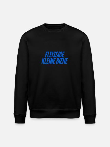ich bin so fleißig - Stanley/Stella Unisex Bio-Sweatshirt ROLLER - Schwarz