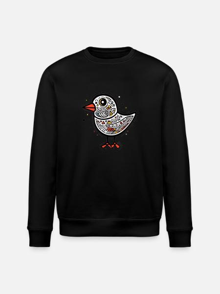 Vogel - Stanley/Stella Unisex Bio-Sweatshirt ROLLER - Schwarz
