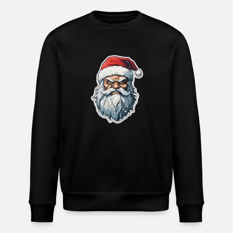 Père Noël - illustration - Sweat bio ROLLER Stanley/Stella Unisexe - noir