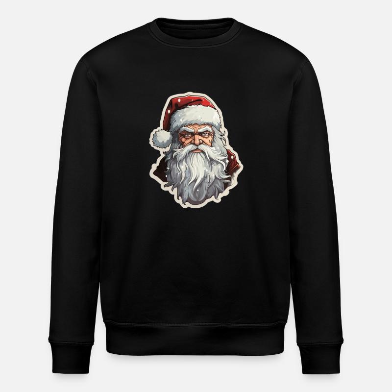 Père Noël - illustration - Sweat bio ROLLER Stanley/Stella Unisexe - noir