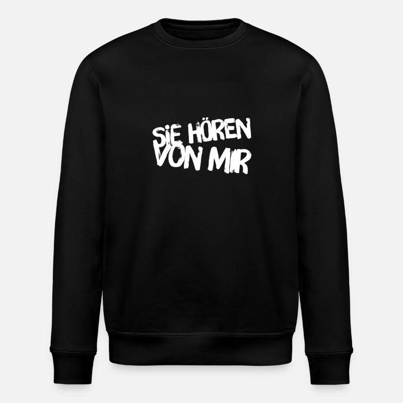 wir haben ein Problem - Stanley/Stella Unisex Bio-Sweatshirt ROLLER - Schwarz
