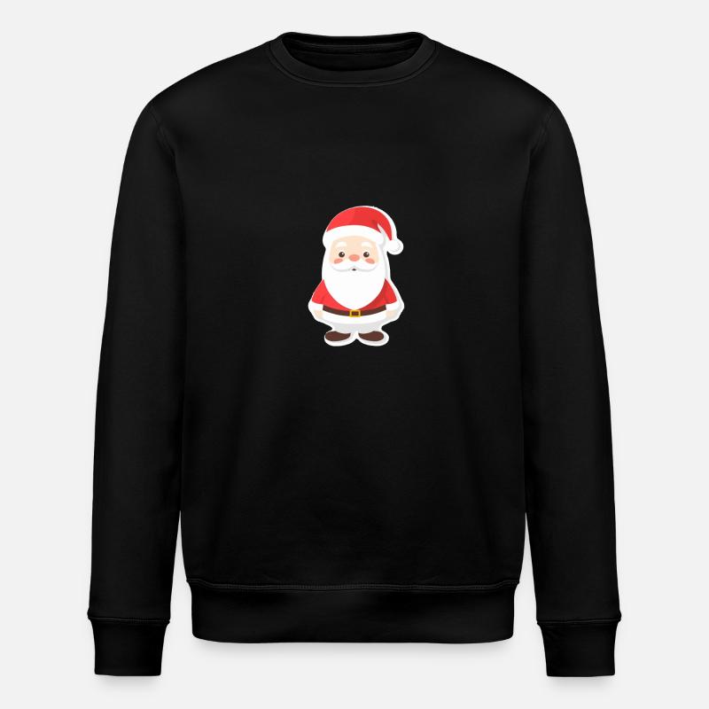 Santa Claus - illustration - Stanley/Stella ROLLER Unisex Organic Sweatshirt - black