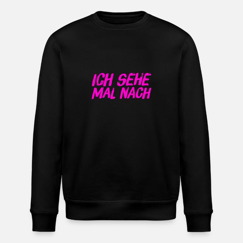 ich verschaffe mir Klarheit - Stanley/Stella Unisex Bio-Sweatshirt ROLLER - Schwarz