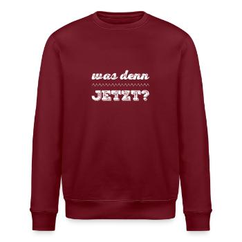 Entscheidung wird benötigt - Stanley/Stella Unisex Bio-Sweatshirt ROLLER - Burgunderrot - Vorne - Nik (191cm)