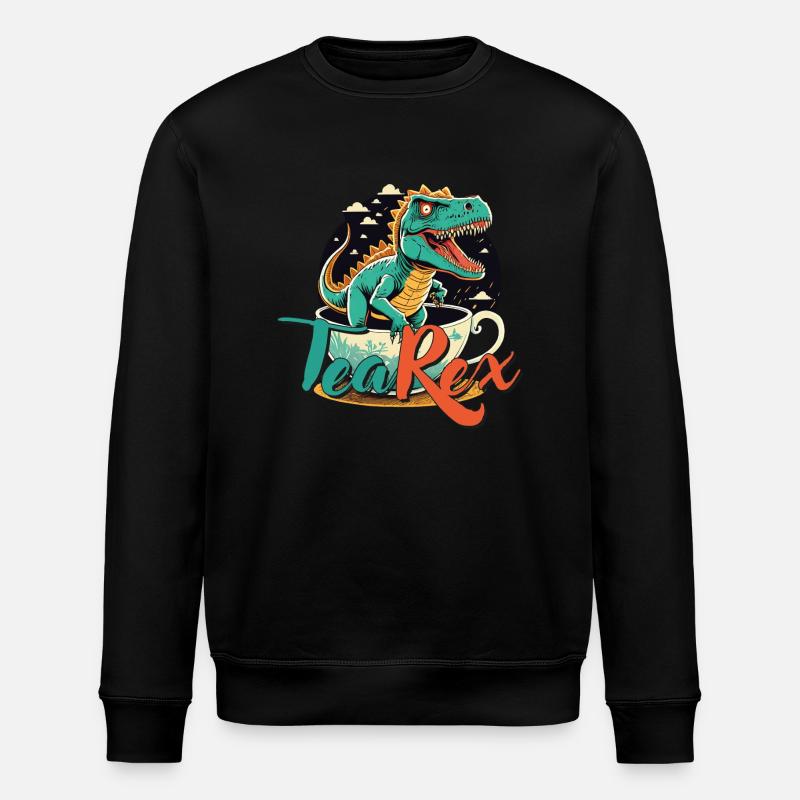 TeaRex - Sweat bio ROLLER Stanley/Stella Unisexe - noir