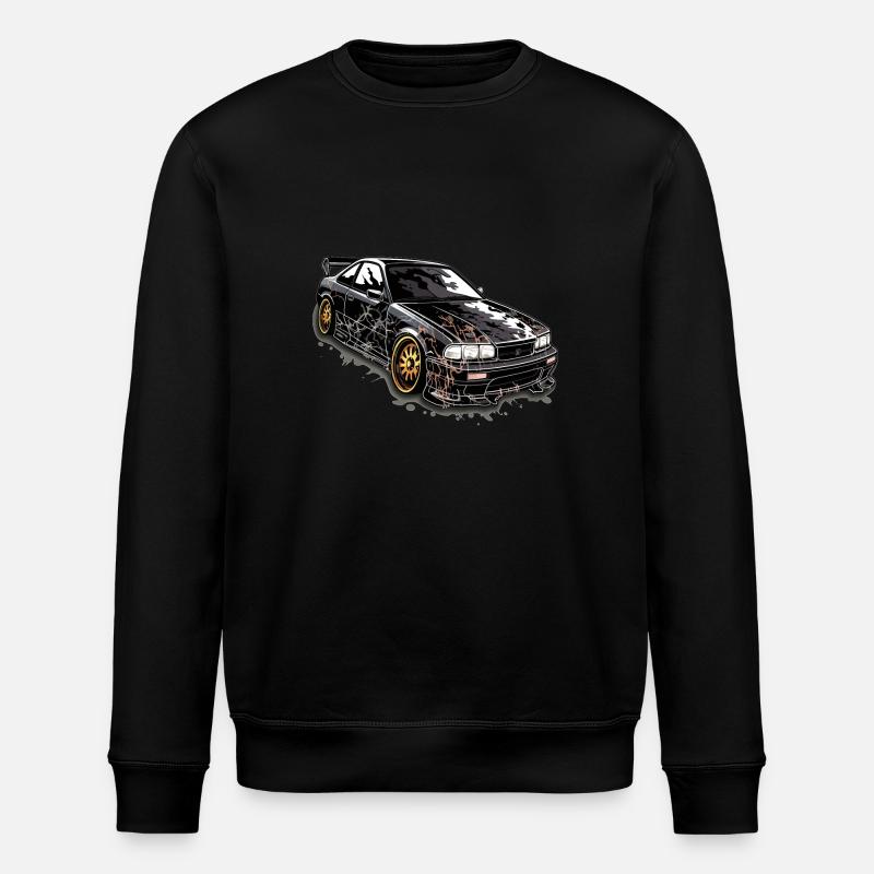 Auto - Illustration - Stanley/Stella Unisex Bio-Sweatshirt ROLLER - Schwarz