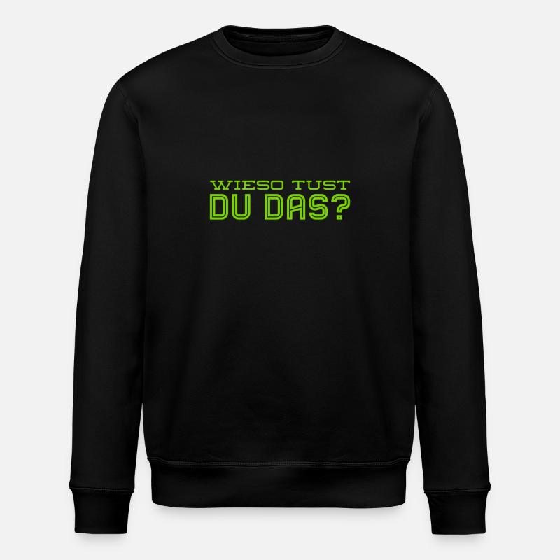erklär es mir - Stanley/Stella Unisex Bio-Sweatshirt ROLLER - Schwarz