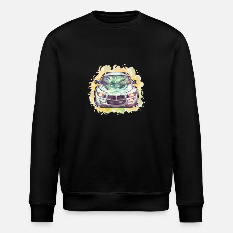 Auto - Illustration - Stanley/Stella Unisex Bio-Sweatshirt ROLLER - Schwarz