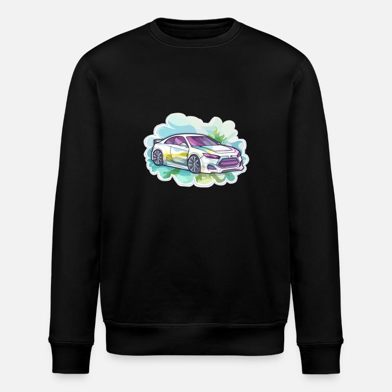 Auto - Illustration - Stanley/Stella Unisex Bio-Sweatshirt ROLLER - Schwarz