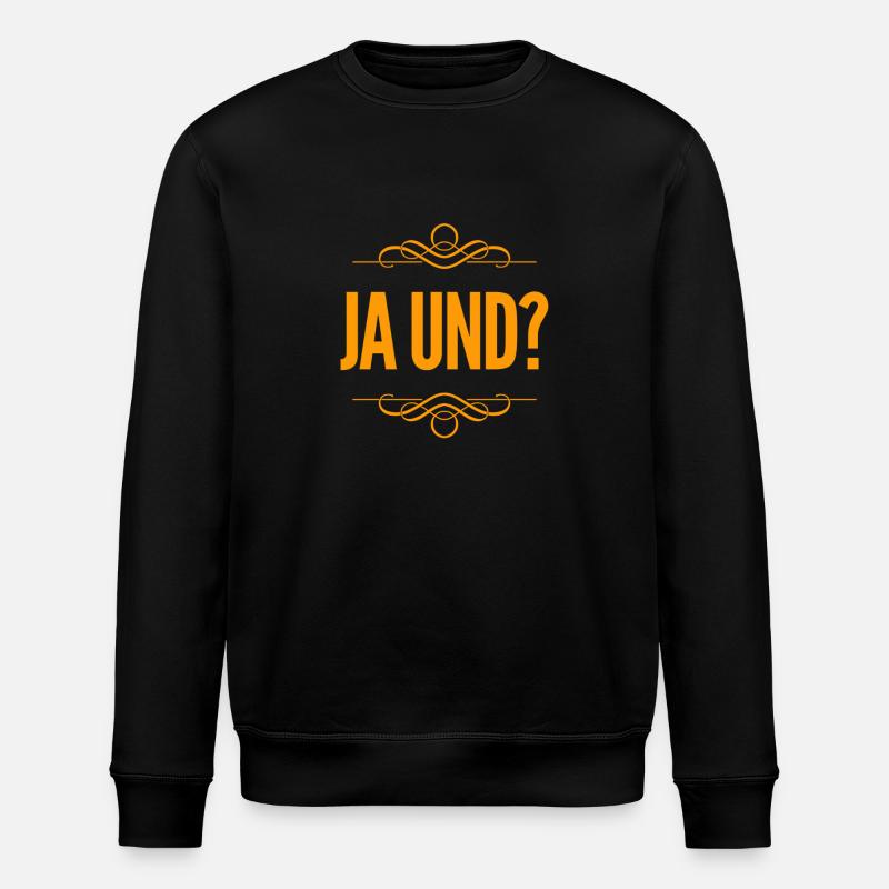 was willst du? - Stanley/Stella Unisex Bio-Sweatshirt ROLLER - Schwarz