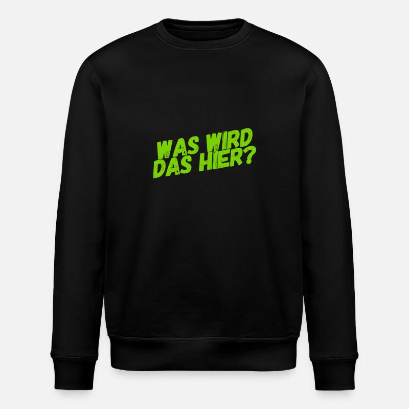 was wird das? - Stanley/Stella Unisex Bio-Sweatshirt ROLLER - Schwarz