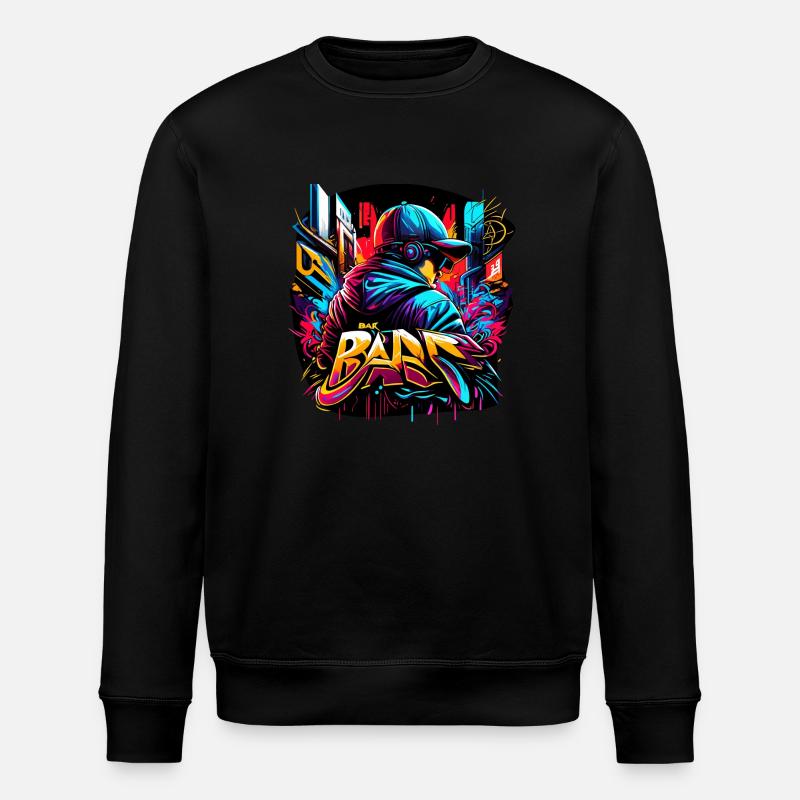 graffitti boy - Stanley/Stella Unisex Bio-Sweatshirt ROLLER - Schwarz