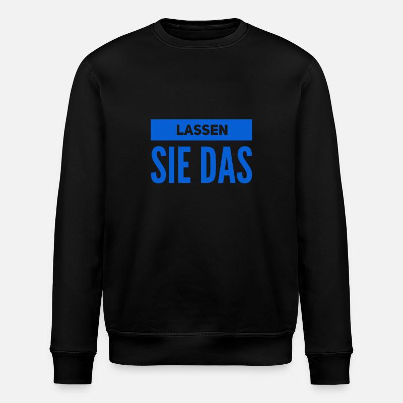 aufhören - Stanley/Stella Unisex Bio-Sweatshirt ROLLER - Schwarz