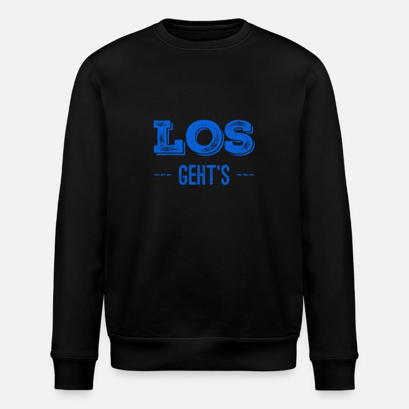 los geht's - Stanley/Stella Unisex Bio-Sweatshirt ROLLER - Schwarz