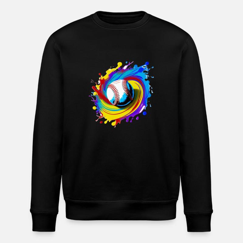 Baseball - Stanley/Stella Unisex Bio-Sweatshirt ROLLER - Schwarz