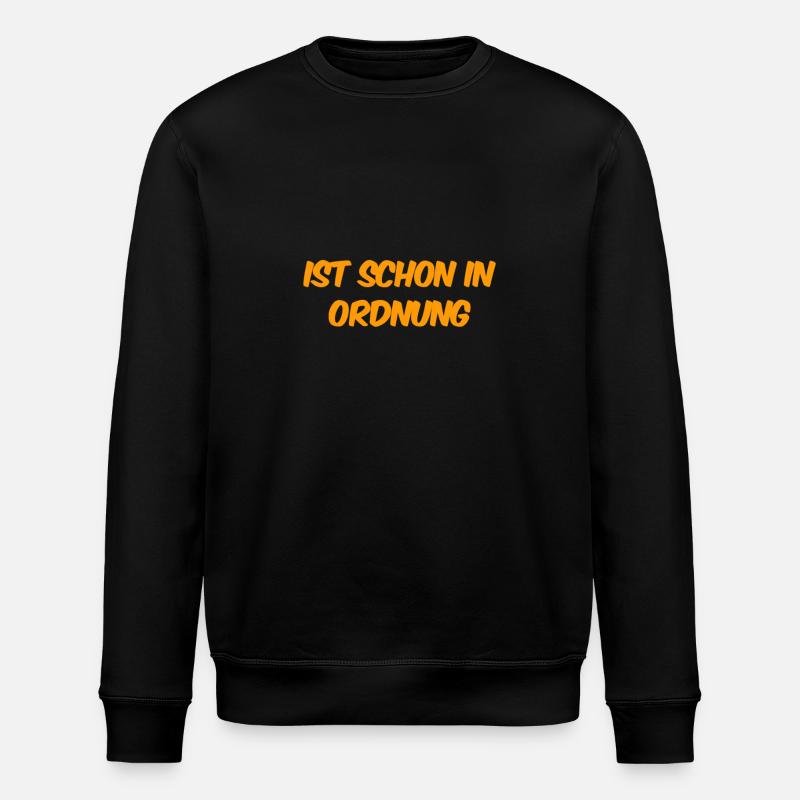 passt schon - Stanley/Stella Unisex Bio-Sweatshirt ROLLER - Schwarz