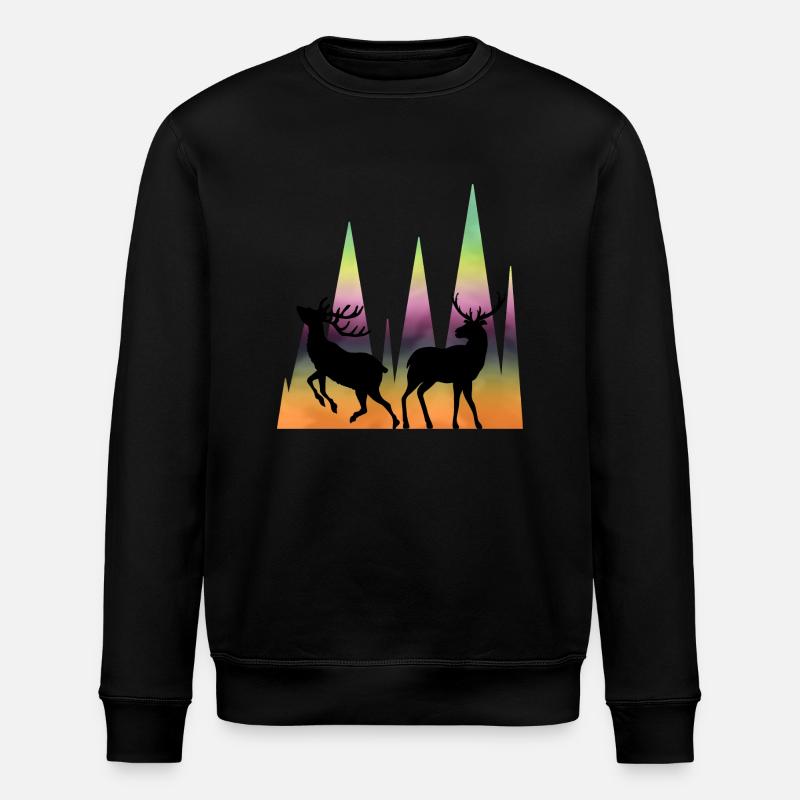 Hirsch - Stanley/Stella Unisex Bio-Sweatshirt ROLLER - Schwarz