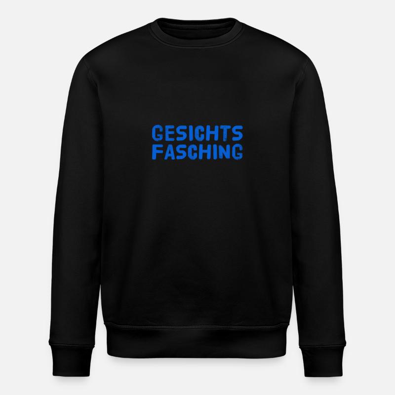mein Gesichtsfasching - Stanley/Stella Unisex Bio-Sweatshirt ROLLER - Schwarz