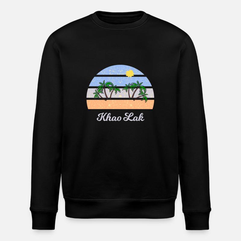 The Khao Lak Trip - Stanley/Stella ROLLER Unisex Organic Sweatshirt - black