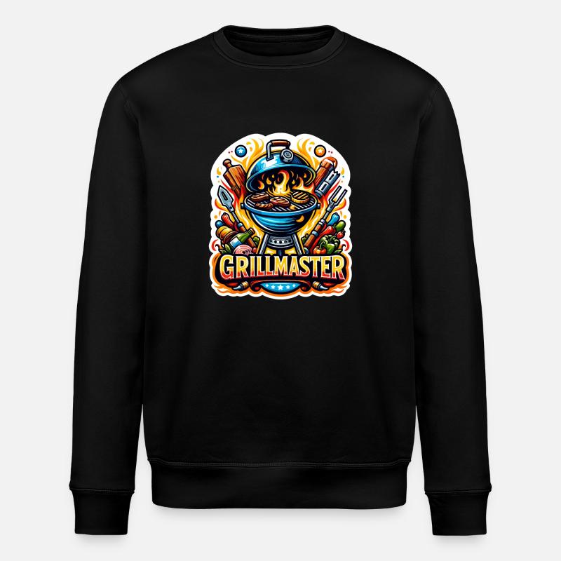 GrillMaster - Illustration de gril - Sweat bio ROLLER Stanley/Stella Unisexe - noir