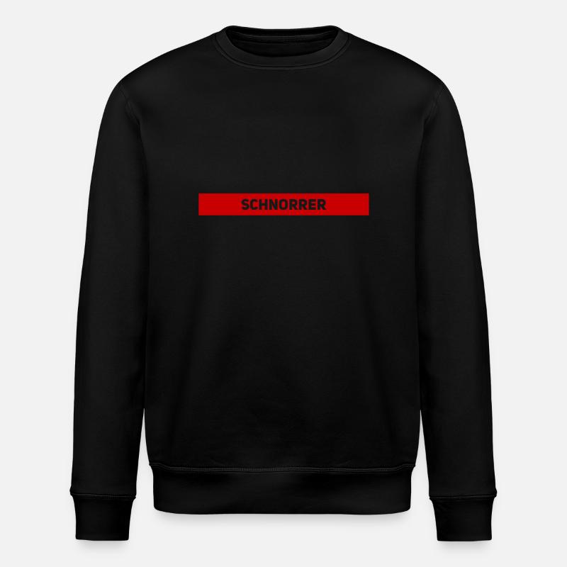 Schnorrer - Stanley/Stella Unisex Bio-Sweatshirt ROLLER - Schwarz