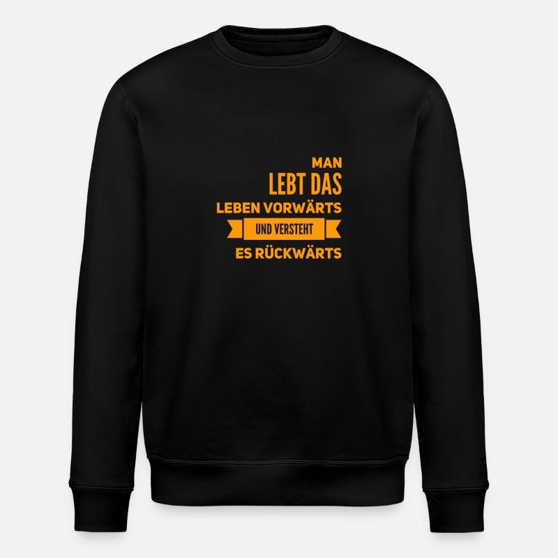 Lebenserfahrung ist super - Stanley/Stella Unisex Bio-Sweatshirt ROLLER - Schwarz