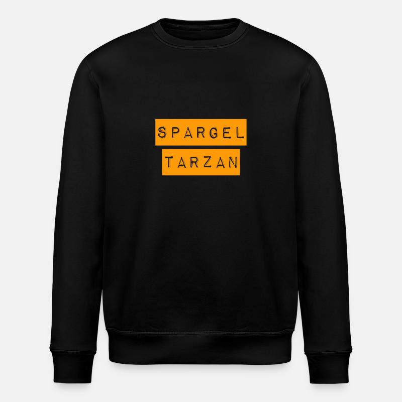 ich bin dünn - Stanley/Stella Unisex Bio-Sweatshirt ROLLER - Schwarz