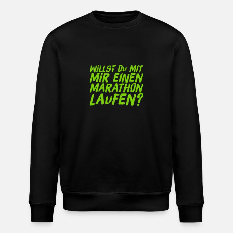 Lust auf einen Marathon? - Stanley/Stella Unisex Bio-Sweatshirt ROLLER - Schwarz