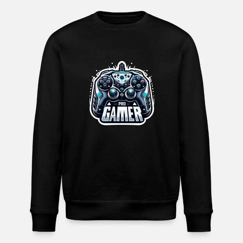 Pro Gamer - Controller Illustration - Stanley/Stella Unisex Bio-Sweatshirt ROLLER - Schwarz