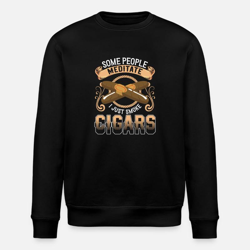 Fumeur Gentleman Drogue - Sweat bio ROLLER Stanley/Stella Unisexe - noir
