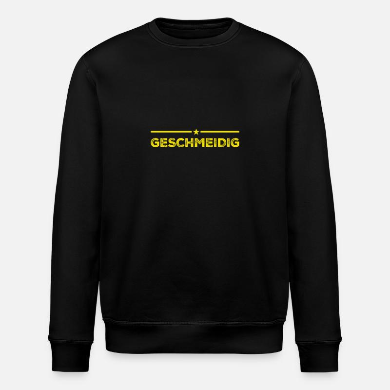 ich bin geschmeidig - Stanley/Stella Unisex Bio-Sweatshirt ROLLER - Schwarz