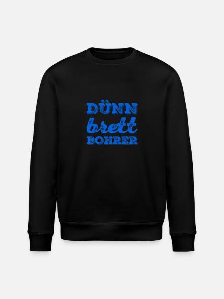 Dünnbrettbohrer - Stanley/Stella Unisex Bio-Sweatshirt ROLLER - Schwarz