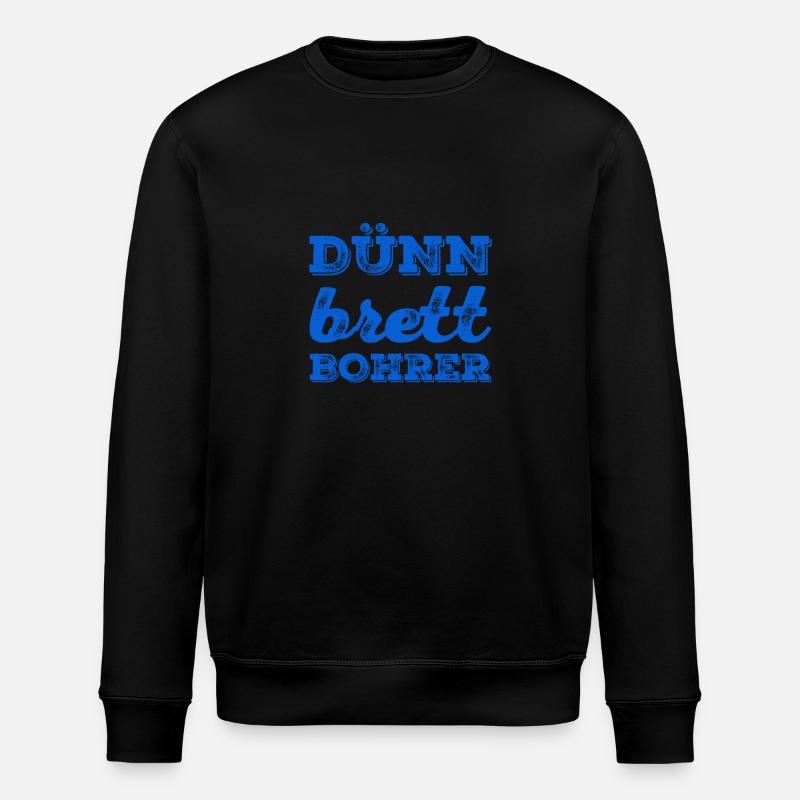 Dünnbrettbohrer - Stanley/Stella Unisex Bio-Sweatshirt ROLLER - Schwarz