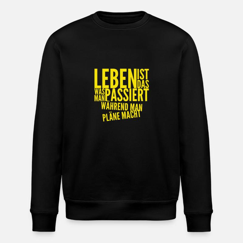 loslassen - Stanley/Stella Unisex Bio-Sweatshirt ROLLER - Schwarz