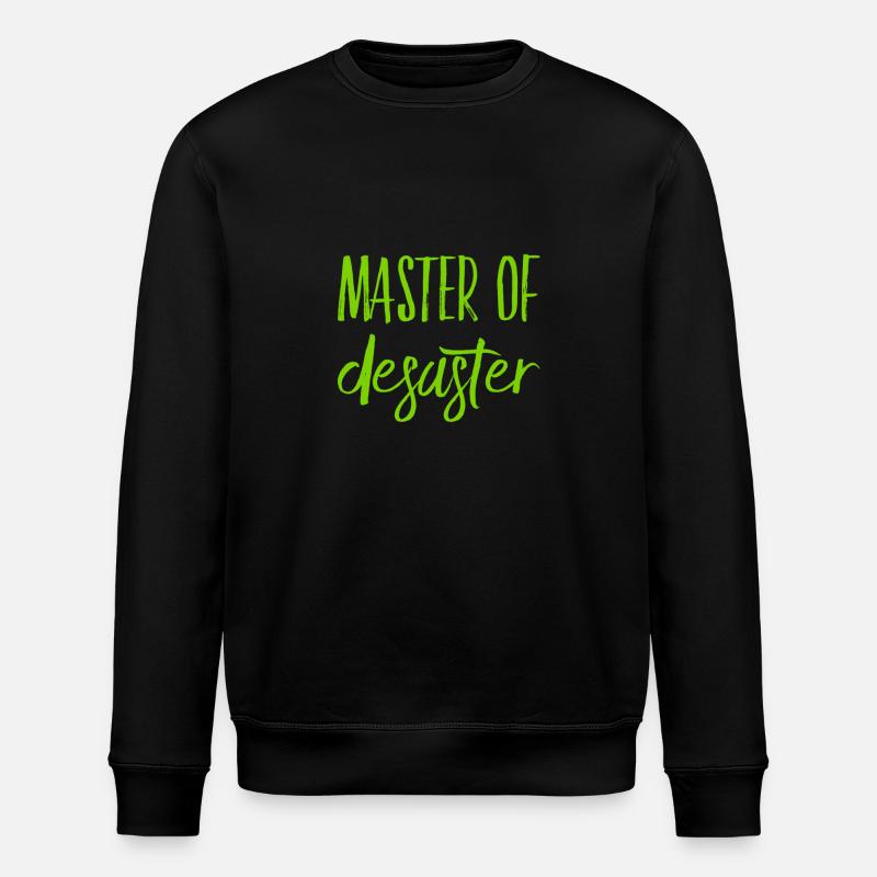 ich stehe auf Chaos - Stanley/Stella Unisex Bio-Sweatshirt ROLLER - Schwarz